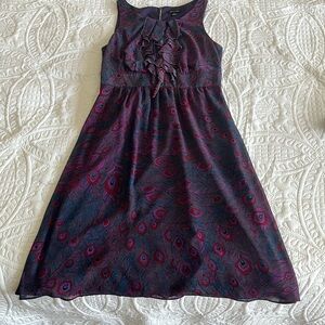 I Love Ronson purple sleeveless dress